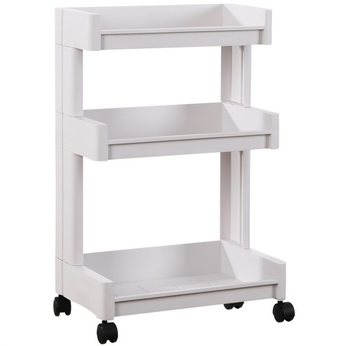 Mobile bathroom shelf