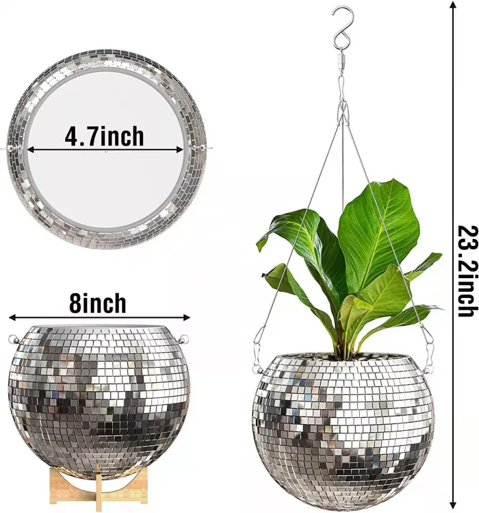 Disco Ball Pot