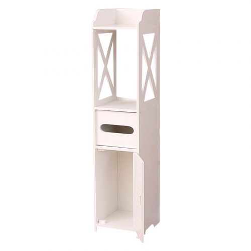 Bathroom crevice cabinet