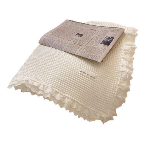 Waffle Double Lace Blanket