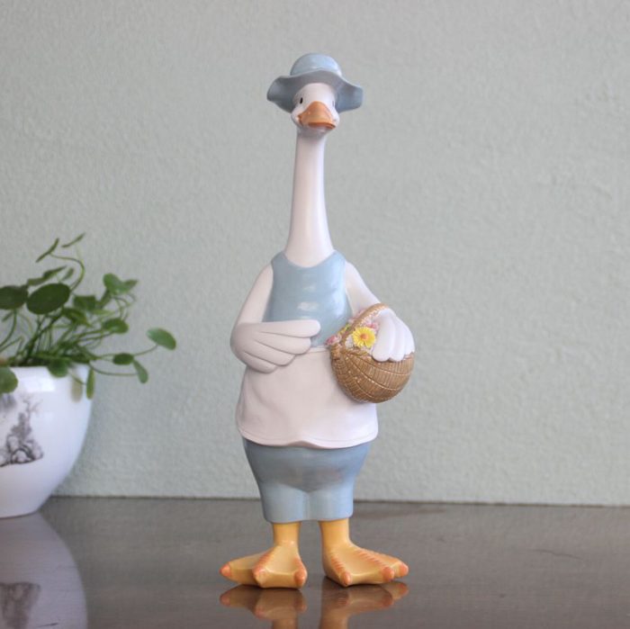 Garden Garden Decoration Cartoon Couple Duck Home Ornament