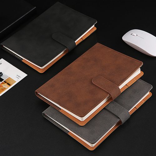 Business leather pu notepad office supplies a5 hand account book cloth pattern business notebook