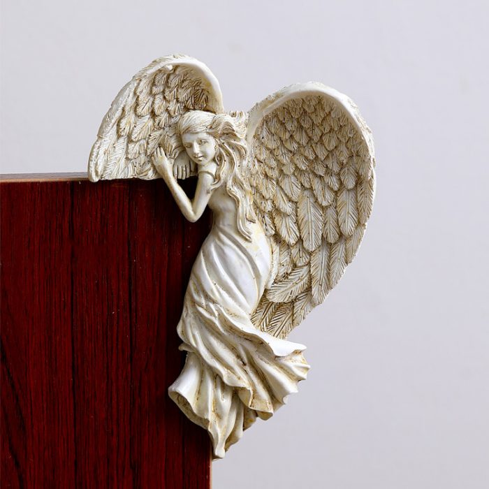 Redemption angel door frame decoration awakening angel wings hanging door frame decoration resin pendant decoration