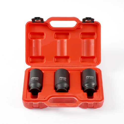 1//2 inch pneumatic sleeve three-piece set auto parts combination hardware tool chrome vanadium steel hardware sleeve